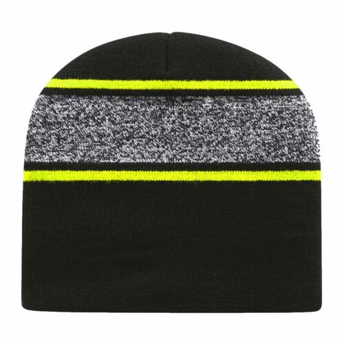 USA-Made Variegated Striped Beanie Thumbnail