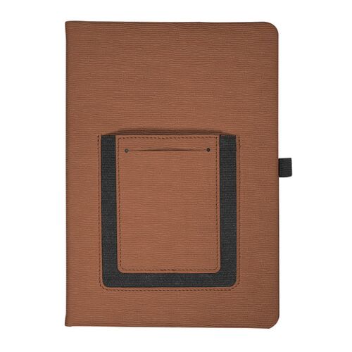 Roma Journal Notebook With Phone Pocket 5.625" X 8.25" Thumbnail