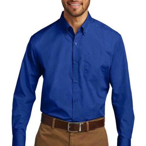 Tall Long Sleeve Carefree Poplin Shirt Thumbnail