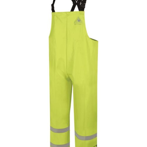 Men's Hi-Visibility Flame-Resitant Rain Bib Overall - 13 oz. Thumbnail