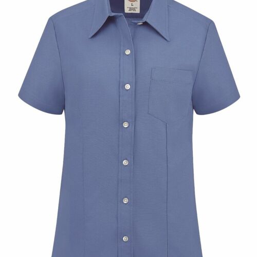 Women's Short Sleeve Stretch Oxford Shirt Thumbnail