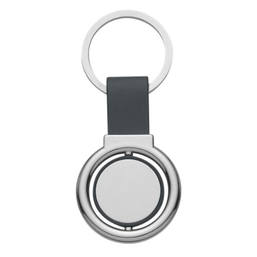 Circular Metal Spinner Key Tag Thumbnail